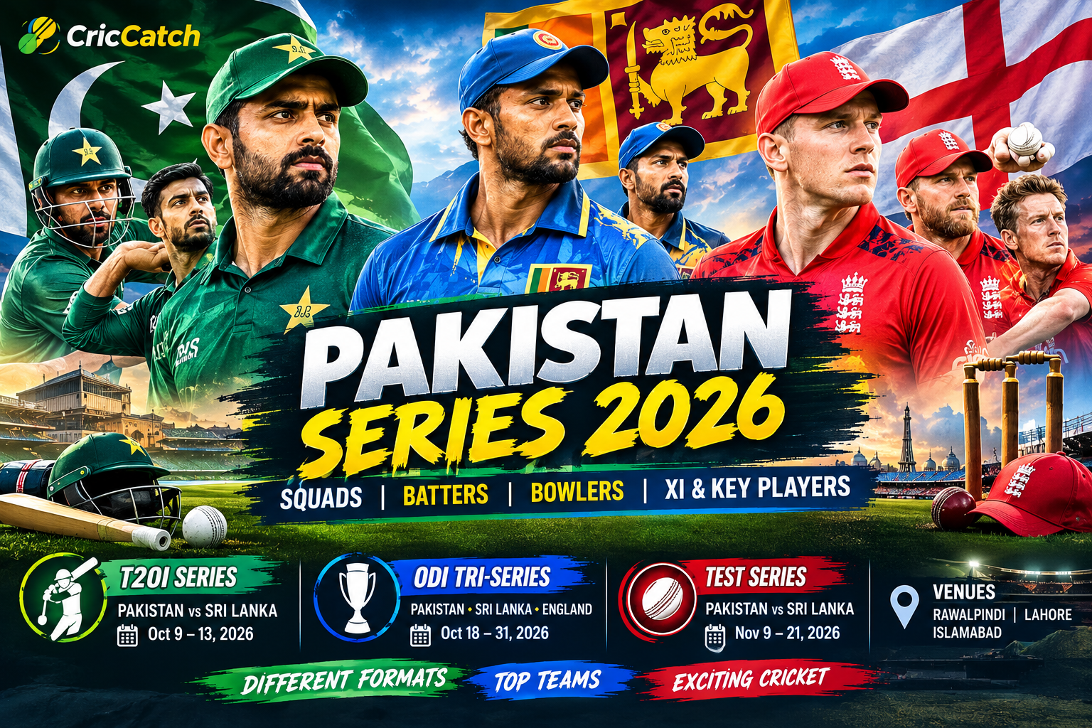 Pakistan Series 2026 Squads: Best Playing XI & Key Batters